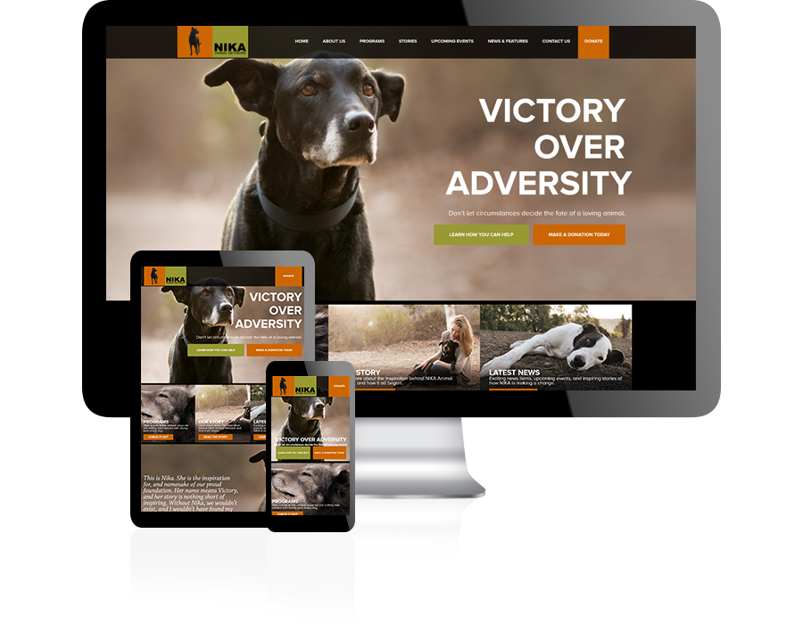 NIKA Animal Network Website Design by Guido Media