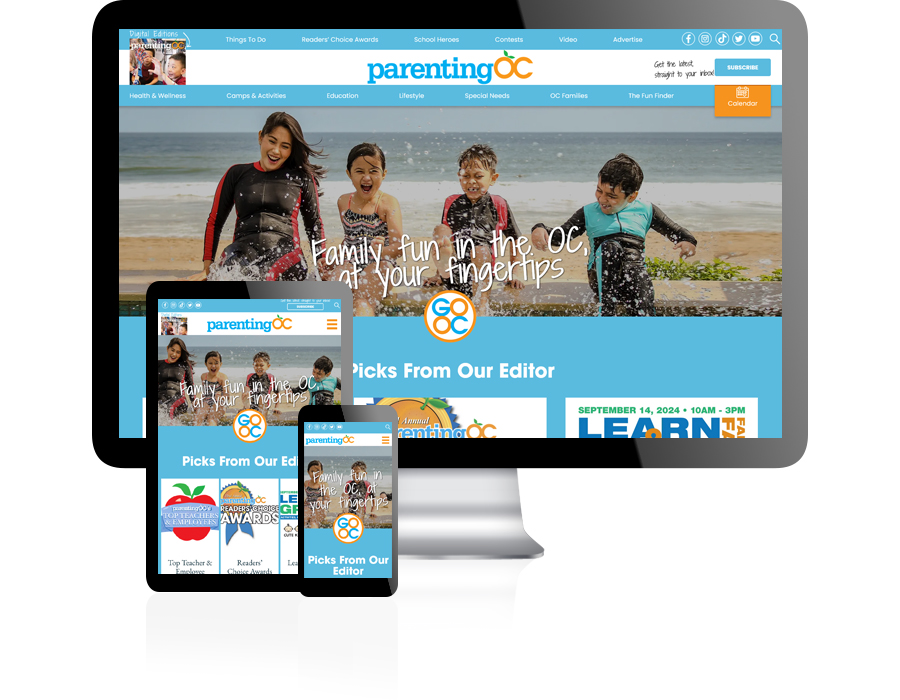 Parenting OC Website Design by Guido Media
